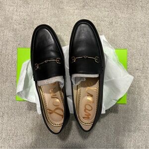 Sam Edelman Black Leather Loraine Bit Loafers Size 6